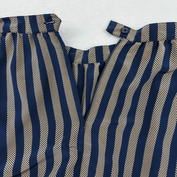 Vintage 1980s Sasson Striped, Striped Boxey Top and Skirt Set - Picture 12 of 12